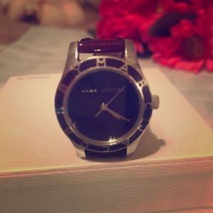 Marc Jacobs wine colored petite watch